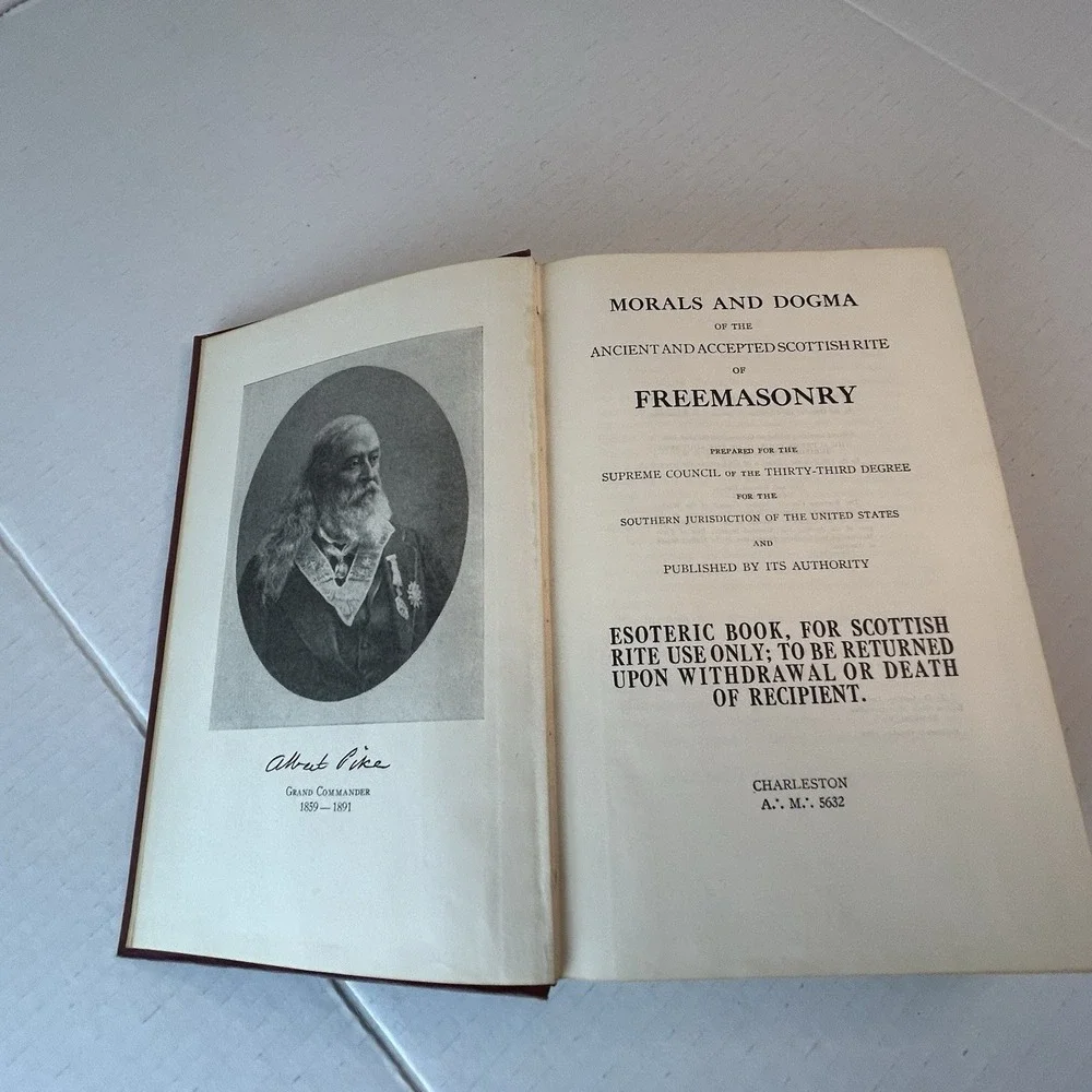 Morals and Dogma Ancient Accepted Scottish‎ Rite Freemasonry 1950 / 1956 Reprint
